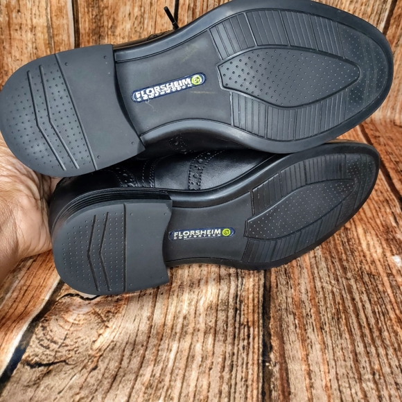 Mens Florsheim Size Comfortech OrthoLite Black - Picture 4 of 7